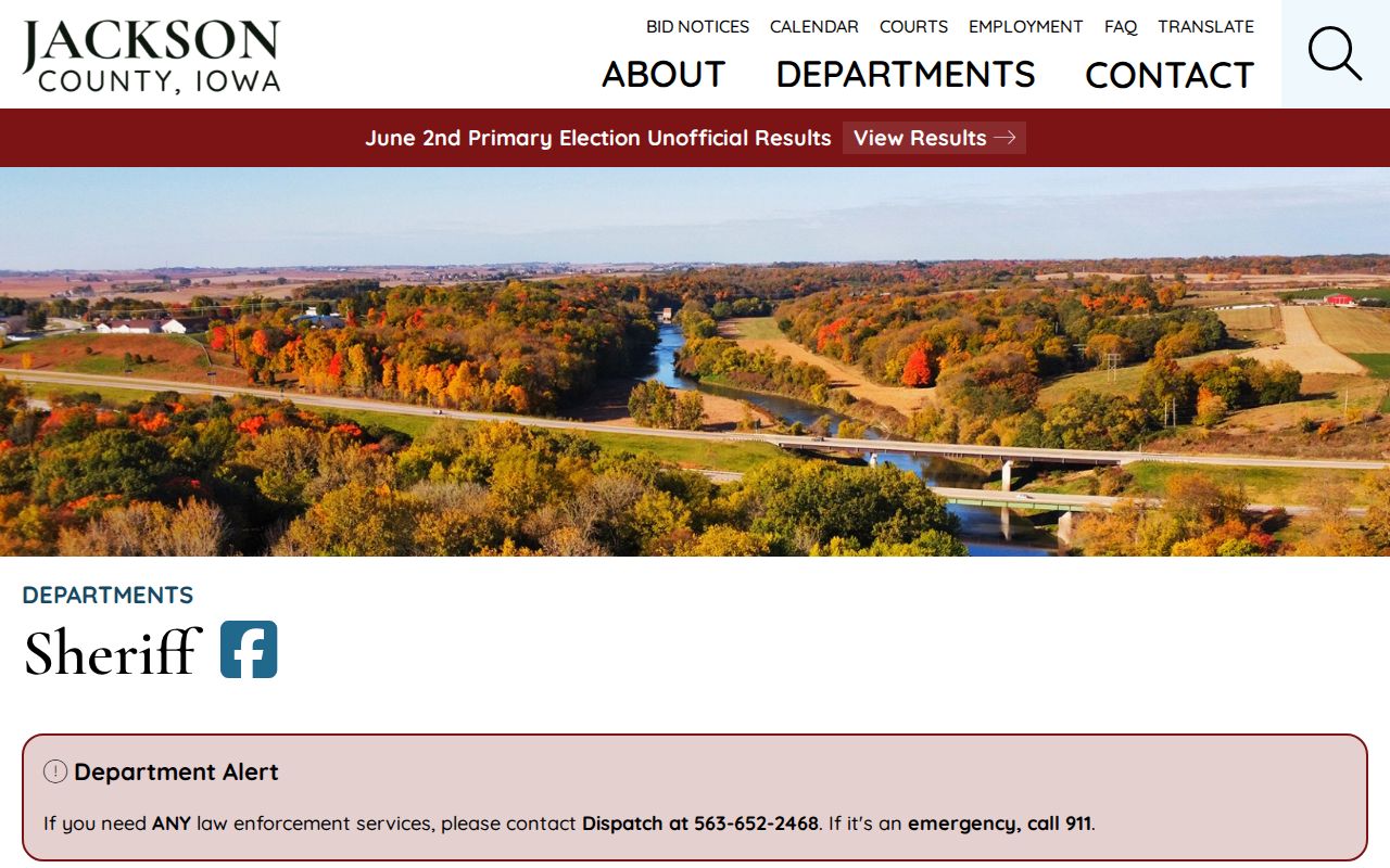 Jackson County arrest lookup at the Sheriff office